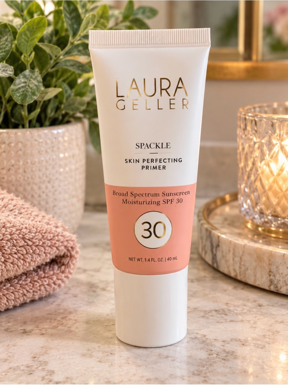 Laura Geller Spackle Skin Perfecting Primer SPF 30 - 1.4 oz sealed exp 9/2027